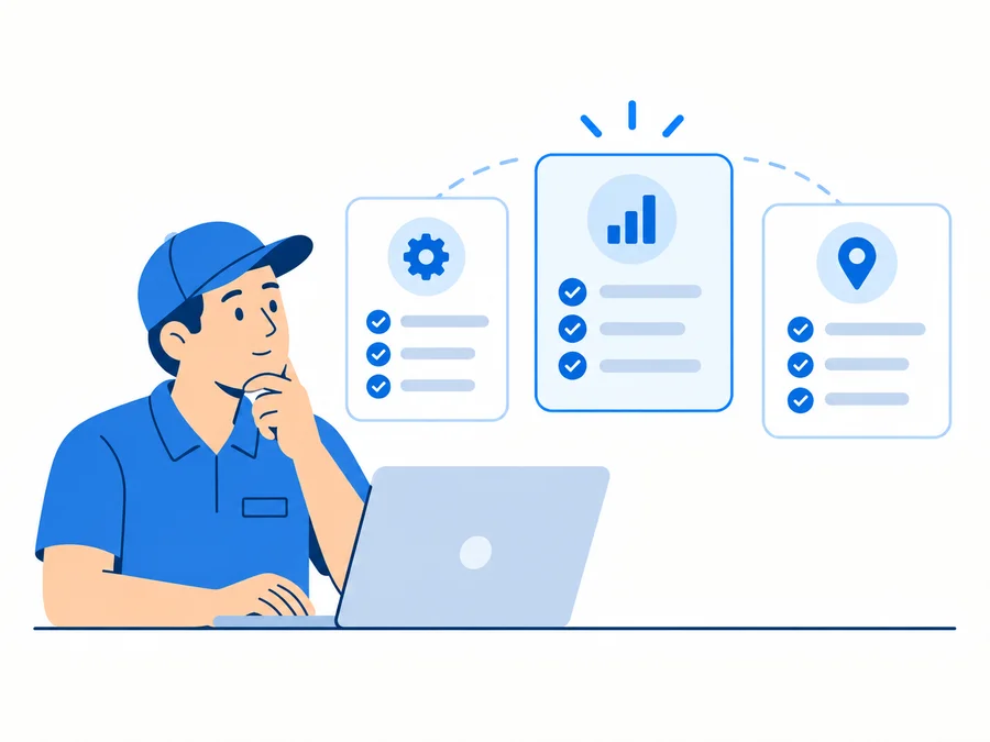 Home-service business owner comparing Jobber alternatives